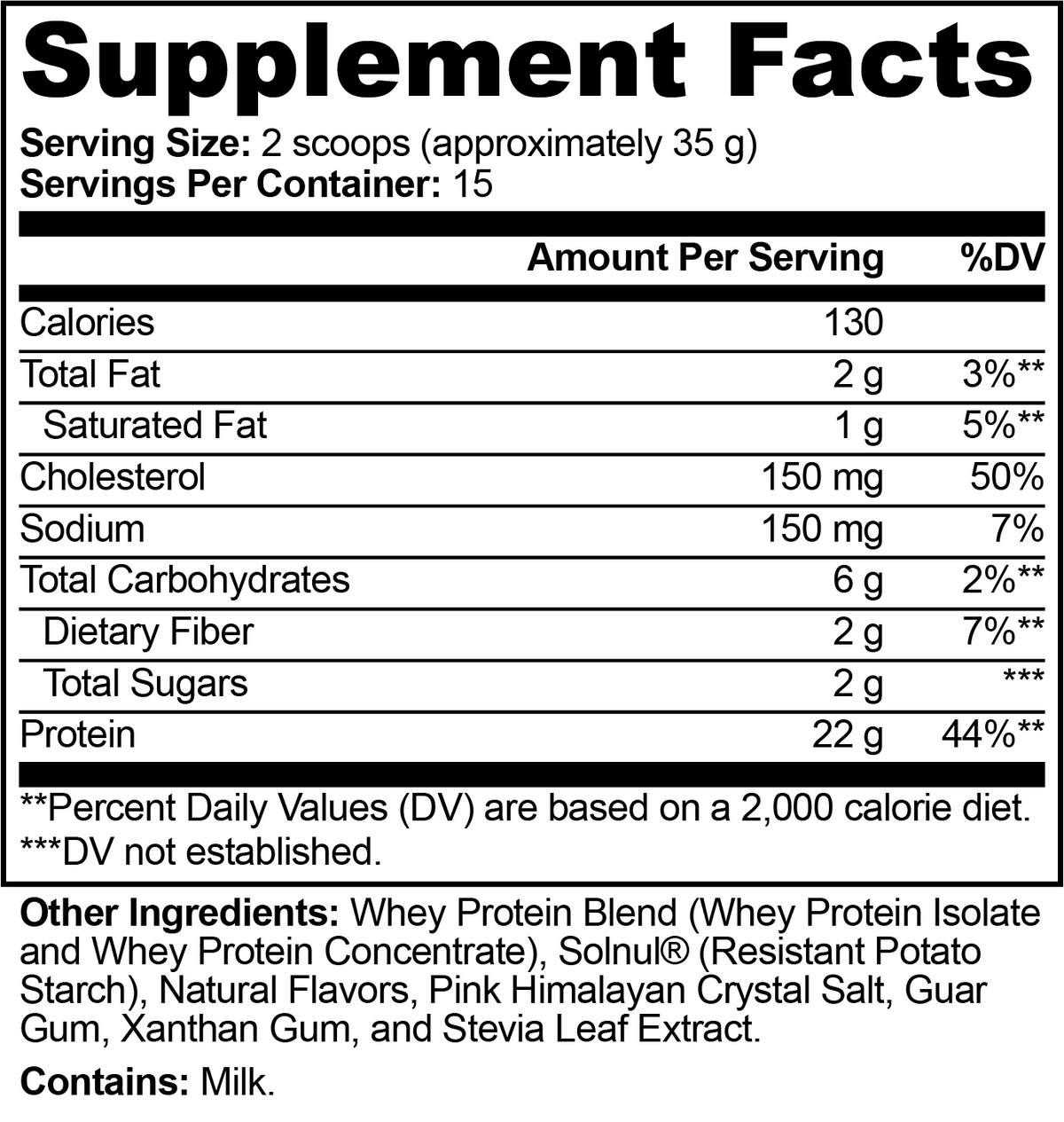 JM Performance Whey — Chocolate