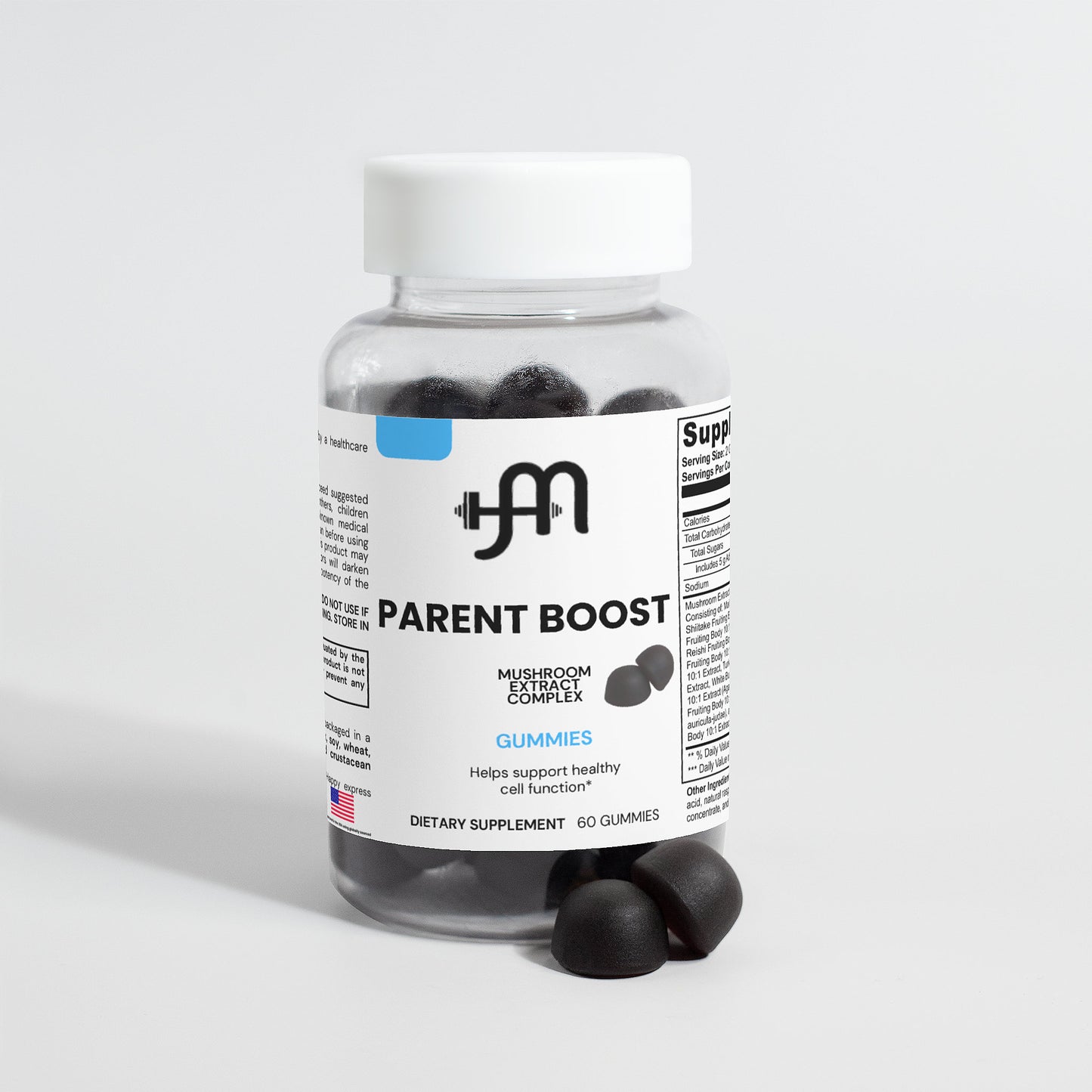 Parent Boost – Natural Focus & Energy for Busy Parents 🧠🍄