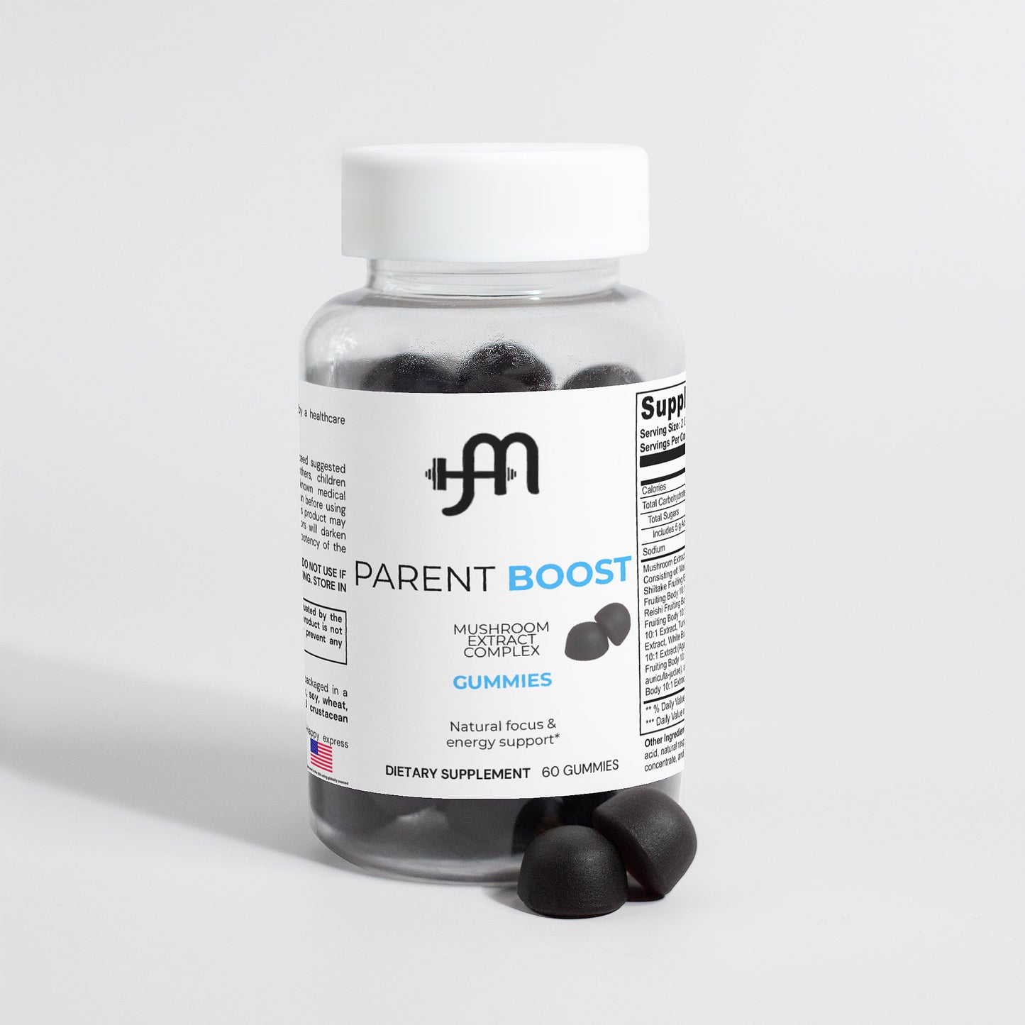Parent Boost – Natural Focus & Energy for Busy Parents 🧠🍄