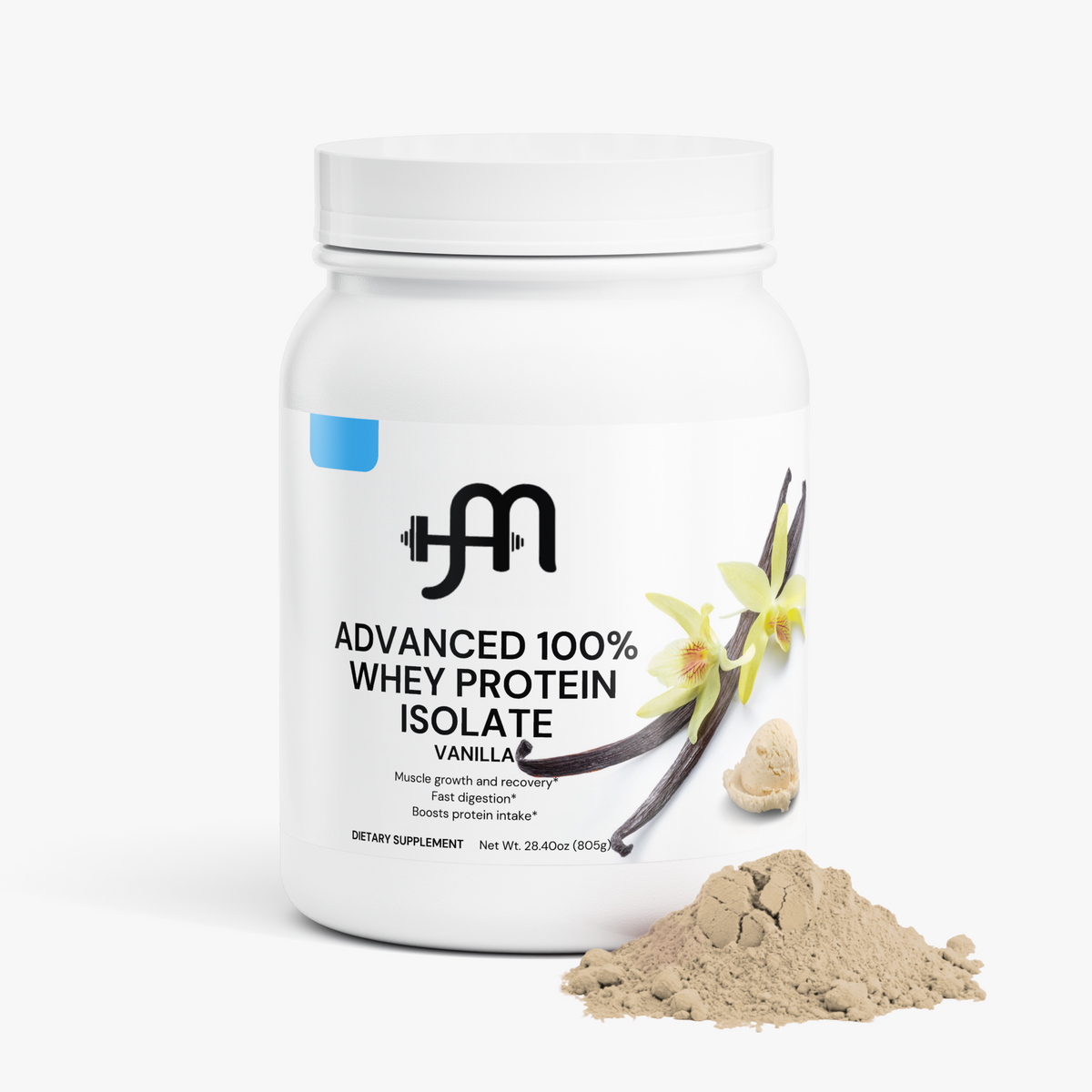 Advanced 100% Whey Protein Isolate (Vanilla)
