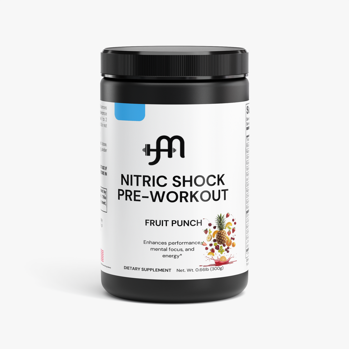 Nitric Shock Pre-Workout Powder (Fruit Punch)
