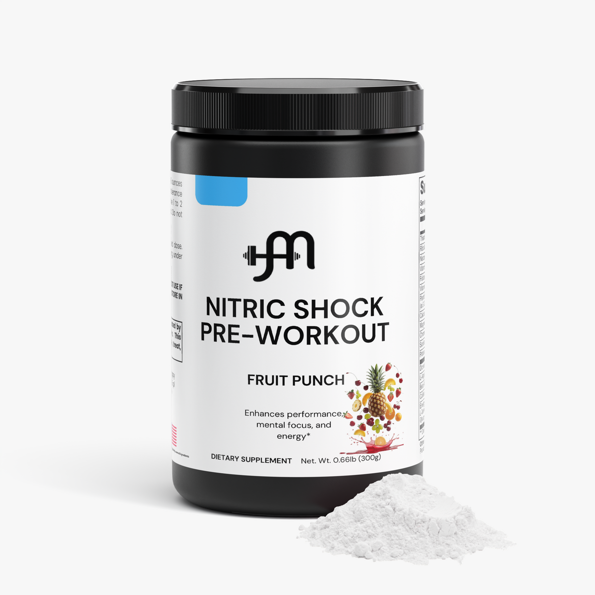 Nitric Shock Pre-Workout Powder (Fruit Punch)
