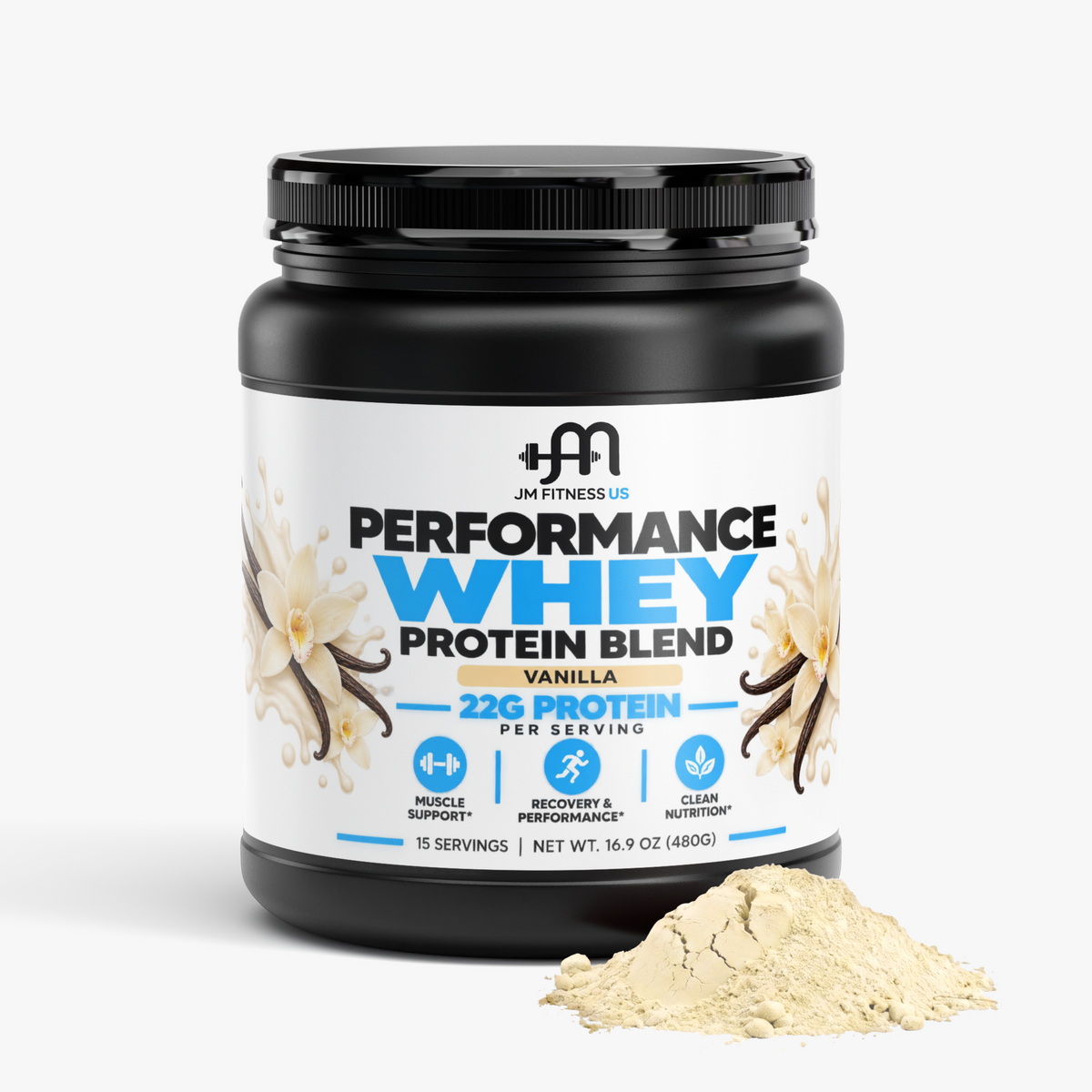 JM Performance Whey — Vanilla